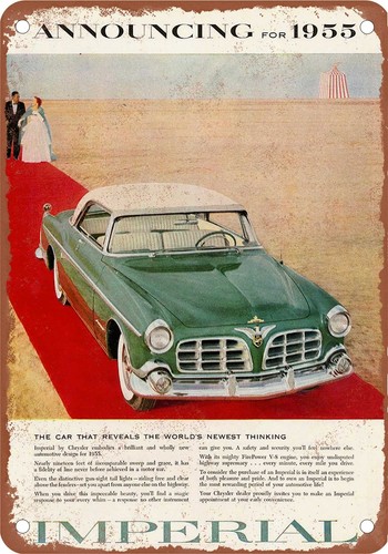 Insegna metallo 1955 - in,