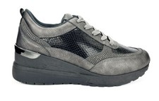 TIGLIO 6115 ANTRACITE RAMBLAS SCARPE  DONNA SNEAKERS LACCI E ZIP