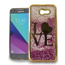 "GSA Glitter Gold Love Case