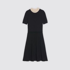 SANDRO Paris beaded fit flare