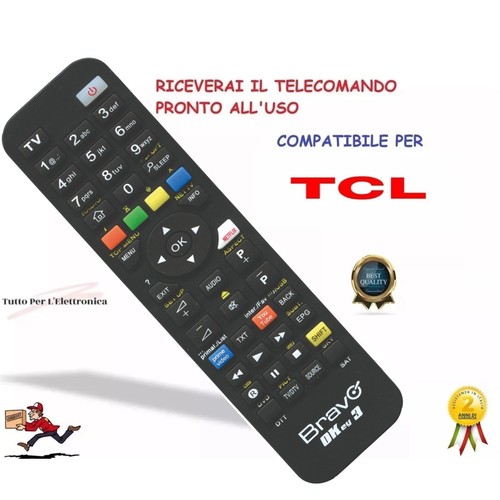Telecomando tcl universale - tv,