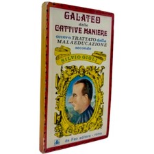 Galateo delle cattive maniere libro raro Silvio Gigli umorismo satira De Feo