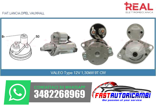 Motorino avviamento fiat - motorino, di