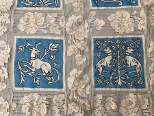 Copritavolo antico fatto a mano 3x6 piedi uncinetto francese tovaglia pittorica 180x96 cm