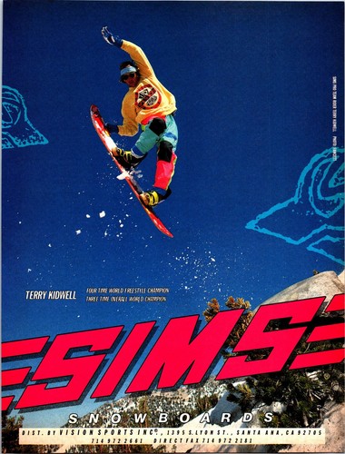 Pubblicità sims snowboard - sims,