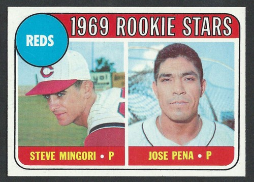 1969 topps steve mingori - mingori, &