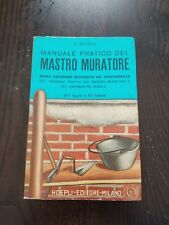 Astrua Manuale Pratico del Mastro Muratore Hoepli 1976 O