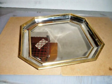 CASA VASSOIO da PORTATA GOTTINGHEN in ACCIAIO FINITURE ORO ZECCHINO AFFARE!