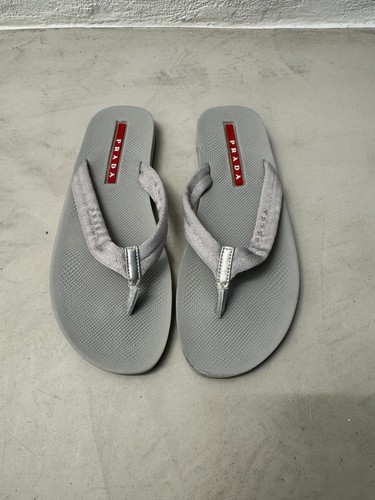 Sandali infradito prada grigio - sandali,