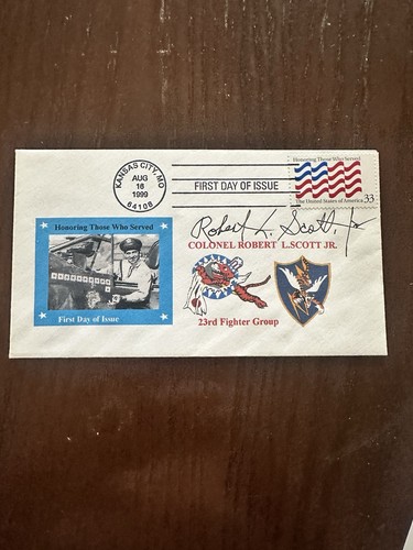 Autografo col robert scott - robert, l