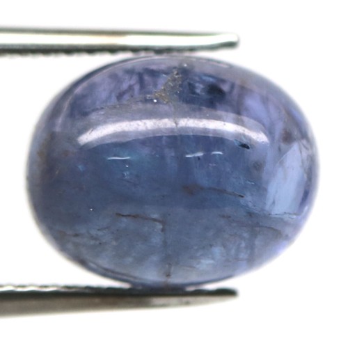 Tanzanite cabochon ovale - cabochon, de