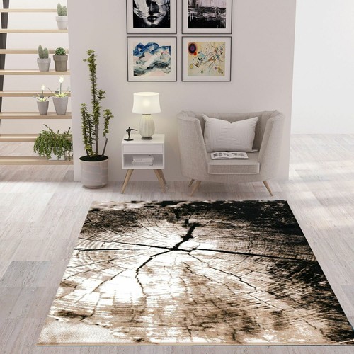Tappeto moderno braun beige - moderno,