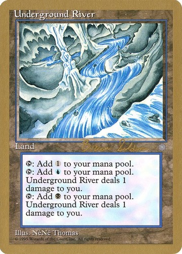 Underground river world - underground,