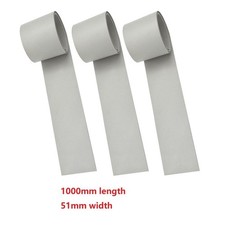 Toppa di riparazione in PVC grigio medio 3x per gommone / gommone / gommone