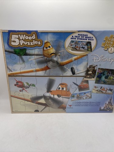 Disney puzzle legno auto - 5,