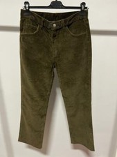 Pantalone Uomo Rifle Taglia 46 Verde Cotone Jeans Denim Pants Pant Man Logo 