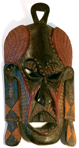 Antica maschera tribale - antica,