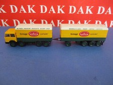 1/87 Modellino Camion Truck Fiat 691 Millepiedi Galbani 1970 by Brekina