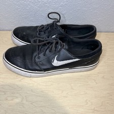 Nike Zoom Stefan Janoski SB PR nero bianco 482972-017 pelle traforata
