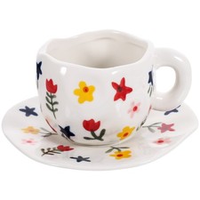  Tazze The Con Piattino Coppa Dell'acqua Ufficio Tazza D'acqua Ceramica