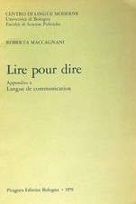 LIRE POUR DIRE. APPENDICE A