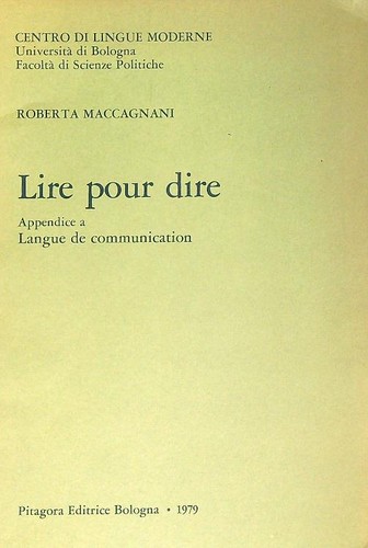 Lire pour dire - pour, appendice