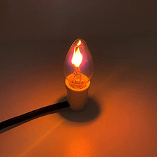 Effetto Fuoco E12 Con Porta Lampada 220V per Presepi E Diorami