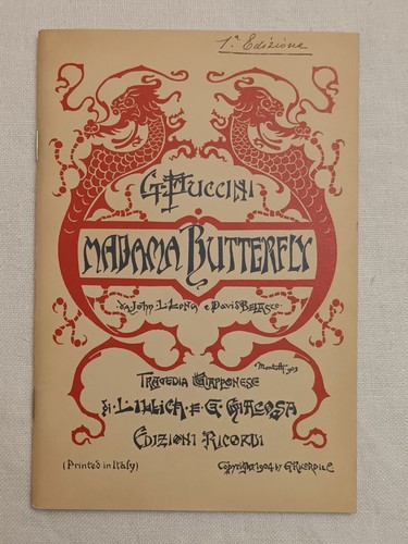 Facsimile libretto madama - facsimile,