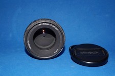Minolta AF 50 mm f 1.4 Minolta AF/Sony A mount, testato, tappi