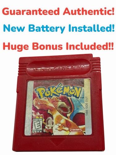Pokemon red version gameboy - red, version-gameboy