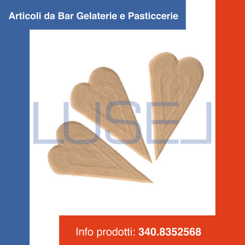 200 ventaglio cuore in - pz,