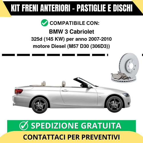 Kit freni anteriori pastiglie - kit,