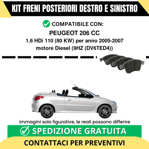 Pastiglie freno posteriori - pastiglie,
