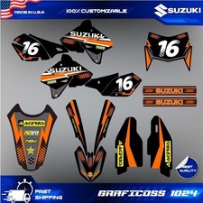 suzuki drz400sm drz400se drz400 supermoto kit grafica decalcomanie stickers...