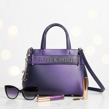 Juicy Couture Borsa Mano Tracolla Jasmine Shaded Chive Viola Sfumato Glam Moda