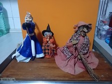 Befane Lotto 3 Befane Vintage Per Esposizione O Collezione Privata 