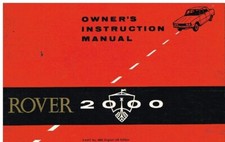 ROVER P6 2000 SC 2000 TC &