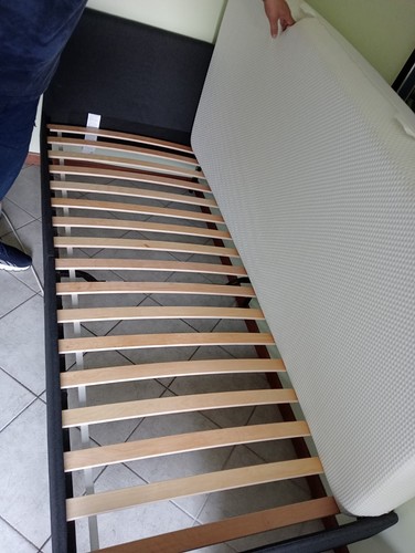 Letto singolo con materasso - letto,