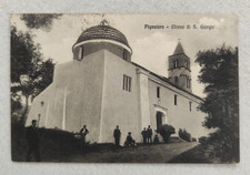 cartolina caserta pignataro maggiore chiesa viaggiata 1918 formato piccolo