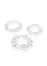 set 3 pz anelli fallici