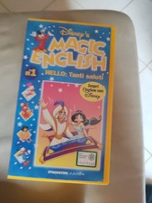 VHS Magic English Vol 1, 3 e 4  Disney Video Animati Anime Editoriale