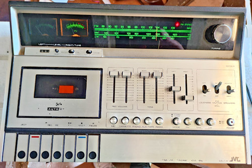 Radio cassette recorder jvc - cassette,