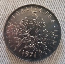 FRANCIA 1971 -  MONETA DA 5