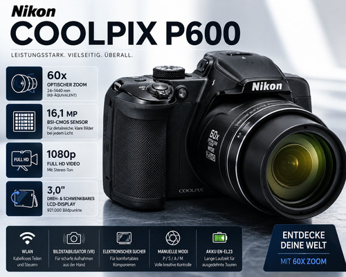 Nikon coolpix p600 - nikon,