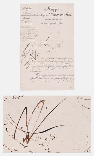 Documento napoleone bonaparte - documento,