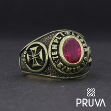 ANELLO MASSONICO PLACCATO ORO