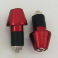 CONTRAPPESI / BILANCERI MANUBRIO Ø13,5 mm UNIVERSALI MOTO SCOOTER ROSSI ROSSO