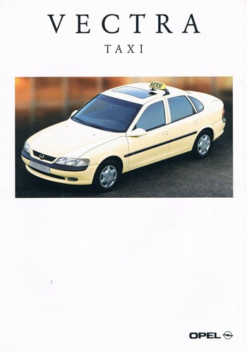 Brochure opel vectra taxi - taxi, +