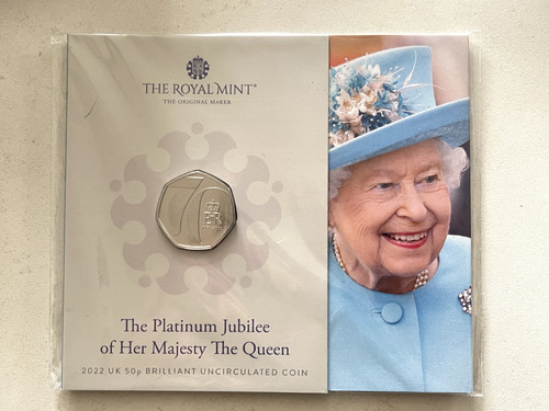 Moneta 50p zecca - zecca, 2022