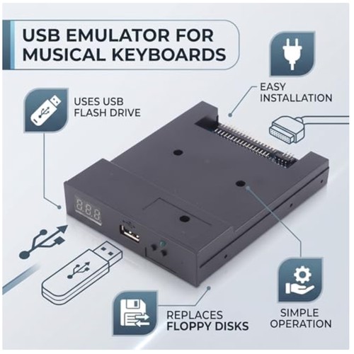 Black inch usb - black,